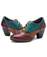 Color Stitch Blocking Bootie